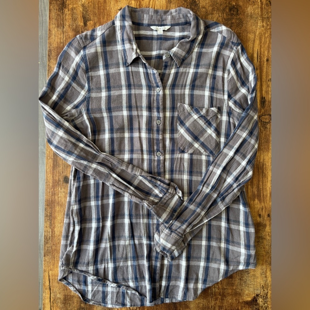 Lucky brand women’s button down blouse size large